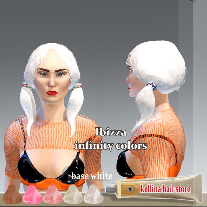 Ibizza-white base-infinity colors