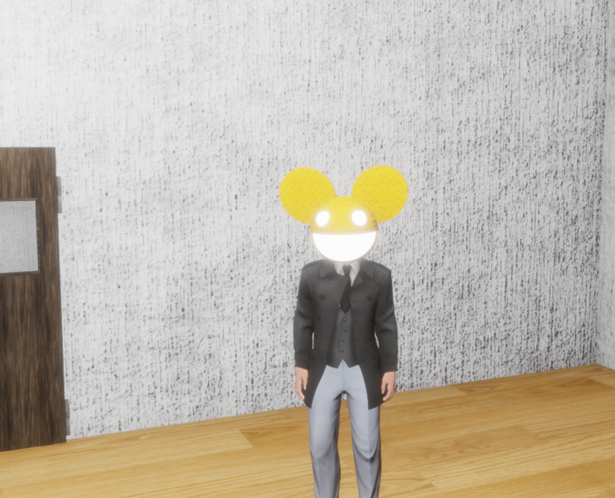 Deadmau5 Head - Gold - Female