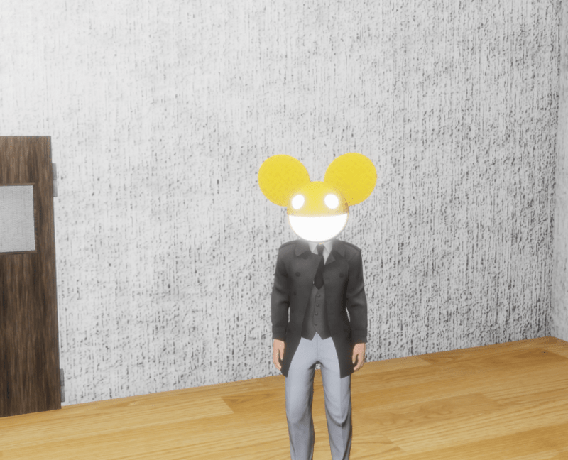 Deadmau5 Head - Gold - Female