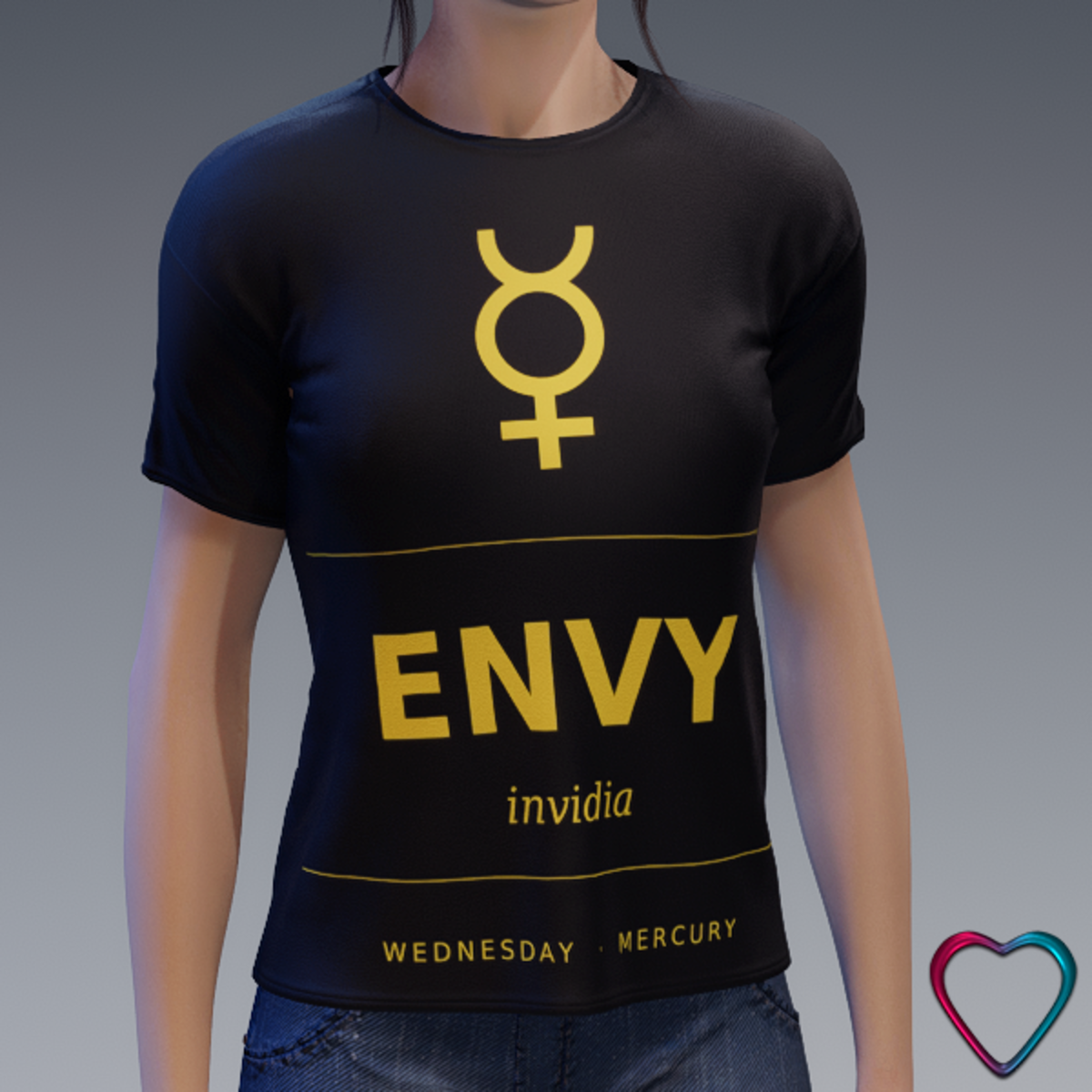 Women TeeShirt - 7 Deadly Sins - Envy