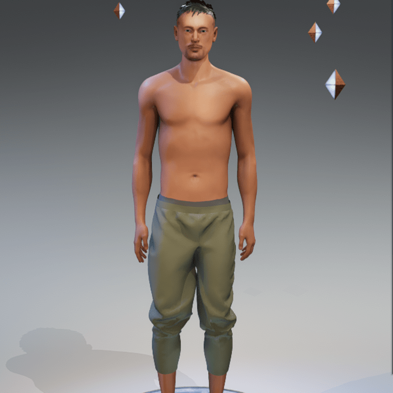 Men's Boho Pants camouflage shade 6