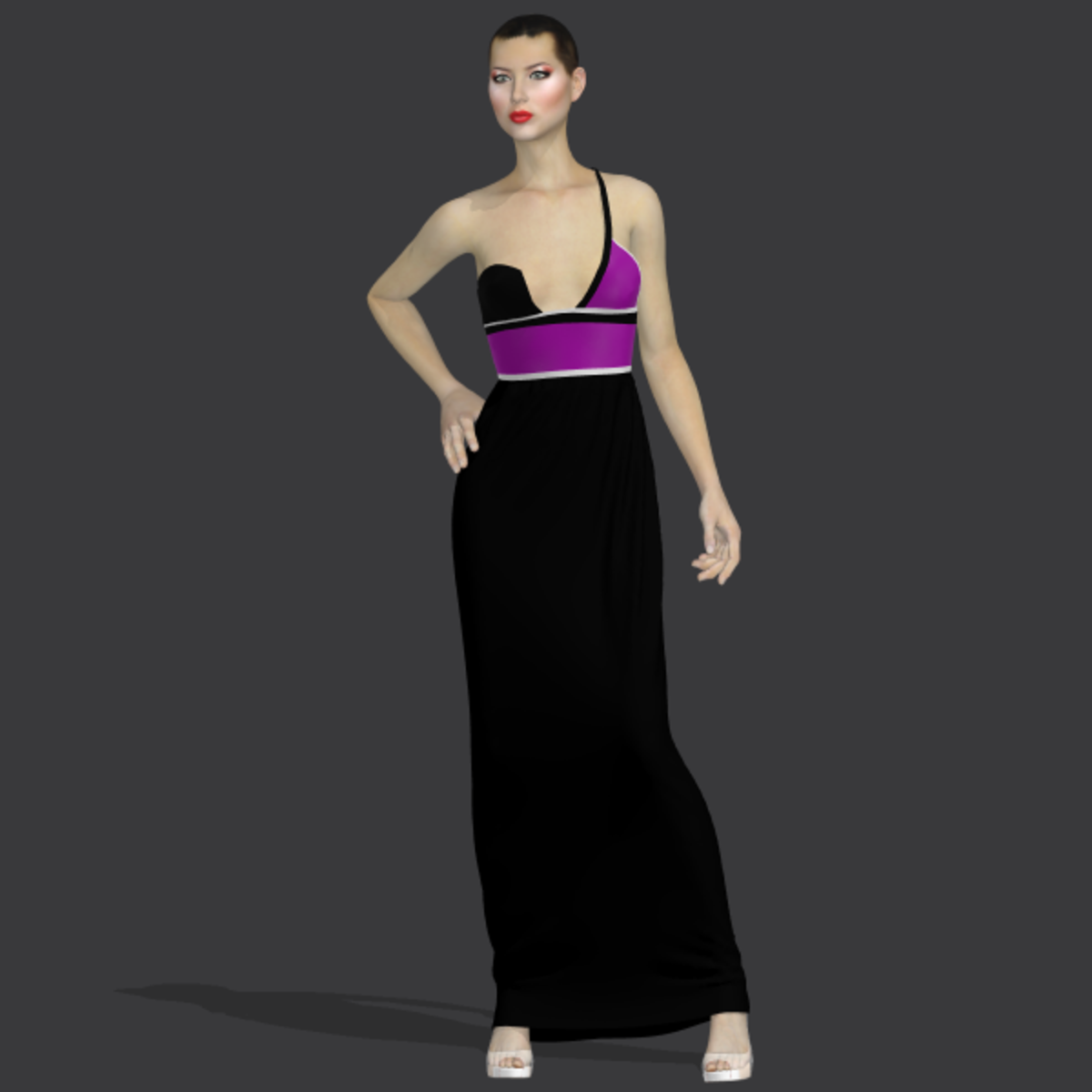 Gilda black purple "Elisea Carter"