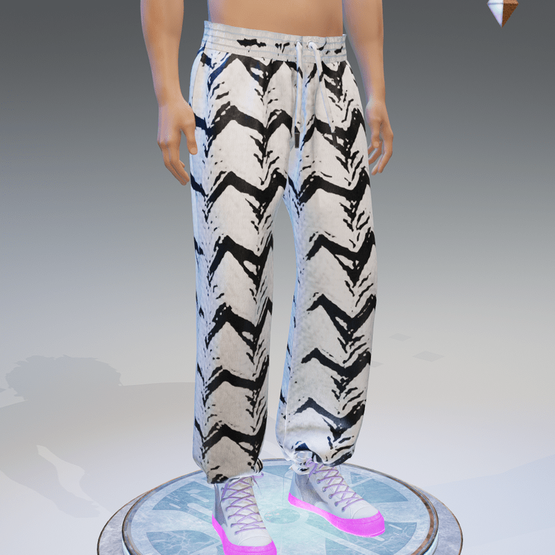 Street-Wear Traditional SW Sweat-Pants - Male