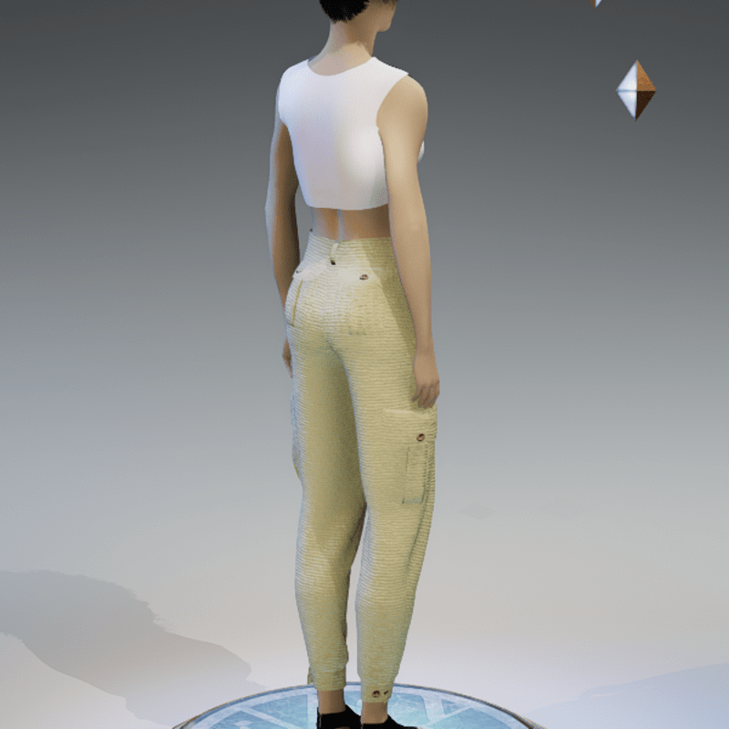 cargo pants for women khaki 1