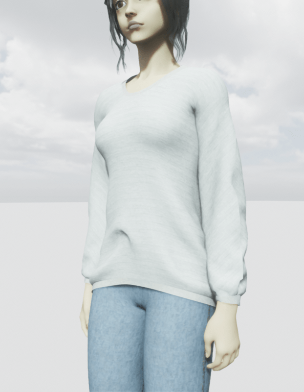 DoppShop - White Sweater