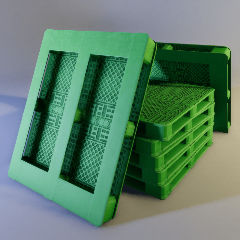Green Plastic Pallet