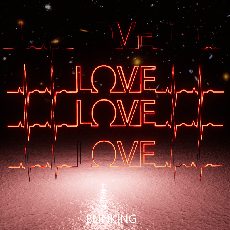 Love Neon Bling set off 4 items