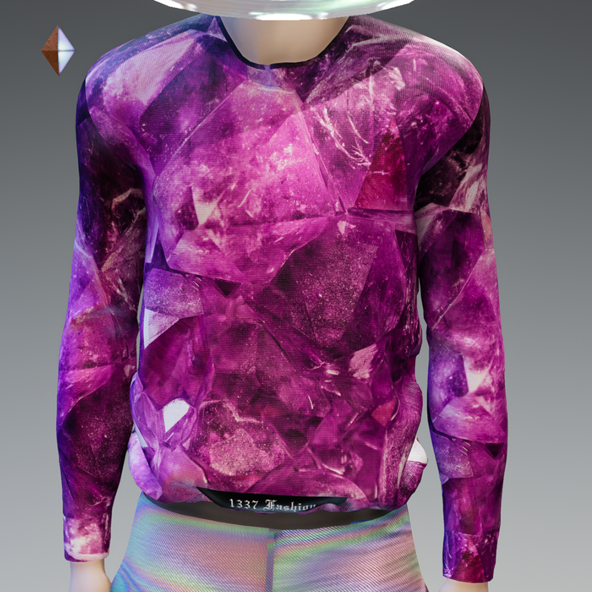 Pink Crystal Sweatshirt