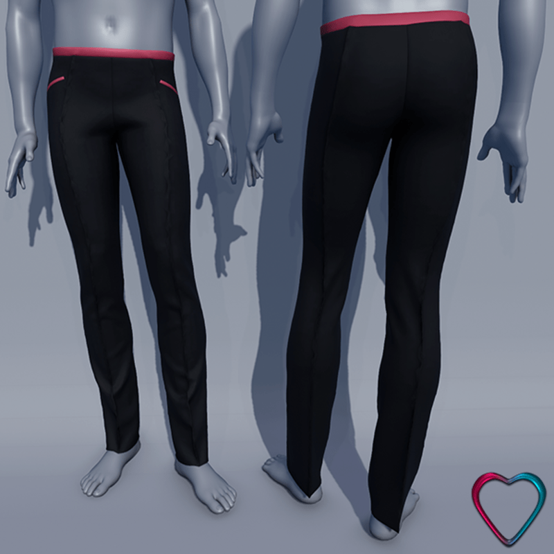 Men Formal Pants - Pink