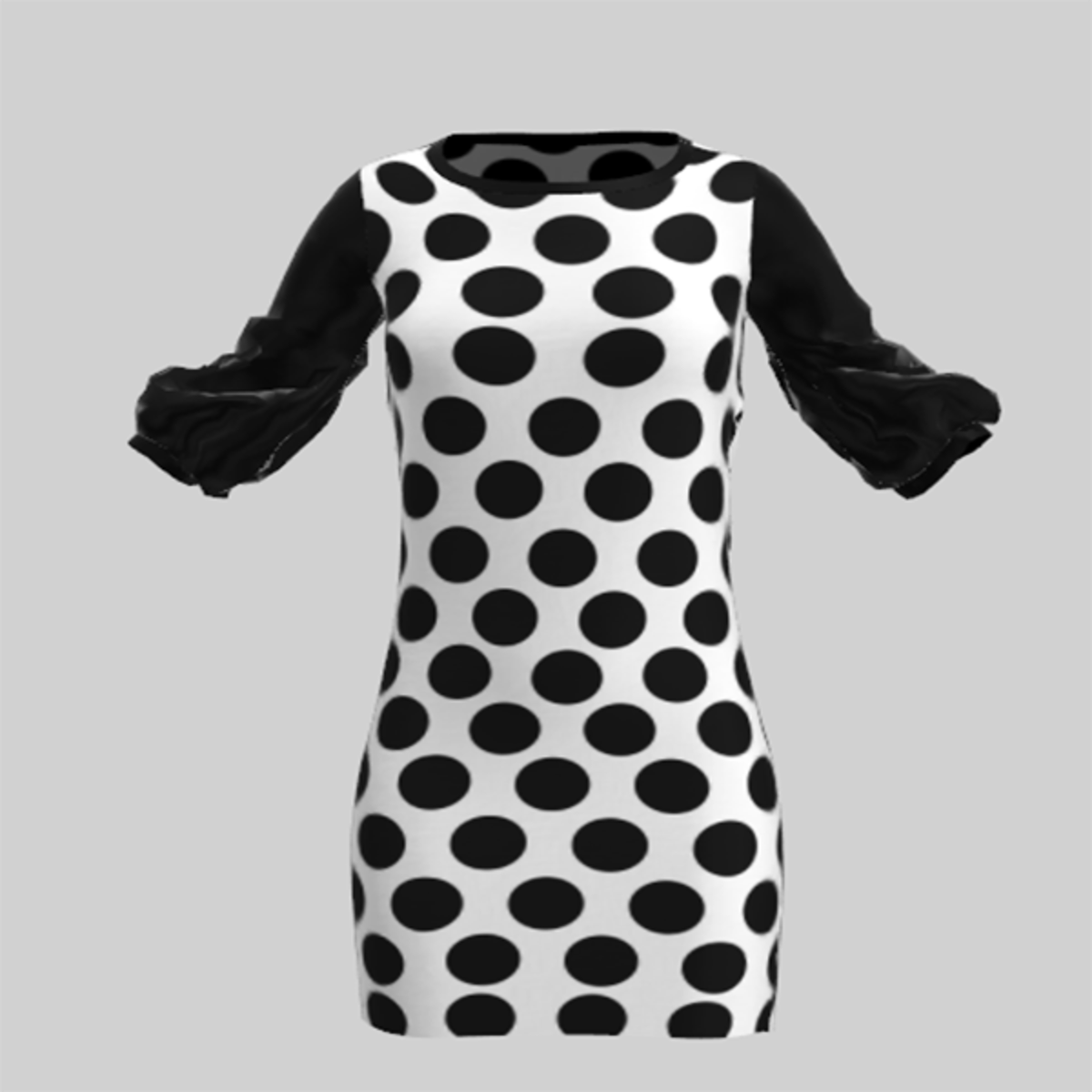 Avatar 2.0 Polka Dot Mama Shorty Dress
