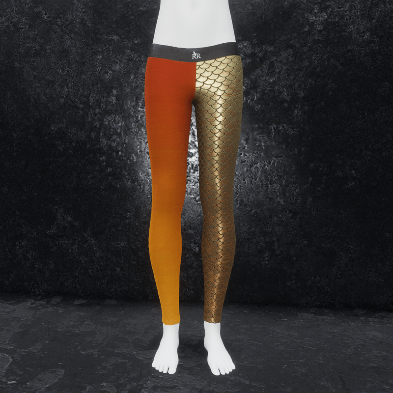 Leggings Aqua orange