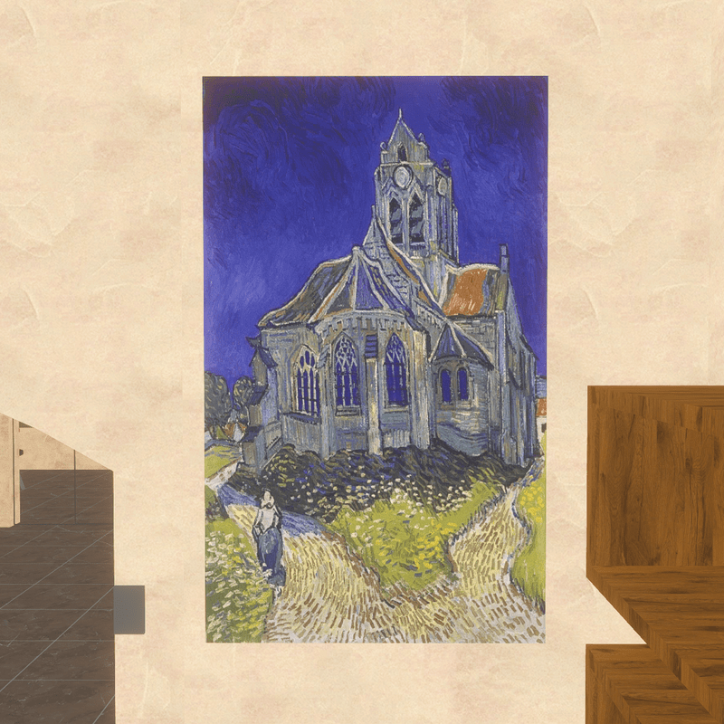 Art - The Church at Auvers 1890 Van Gogh