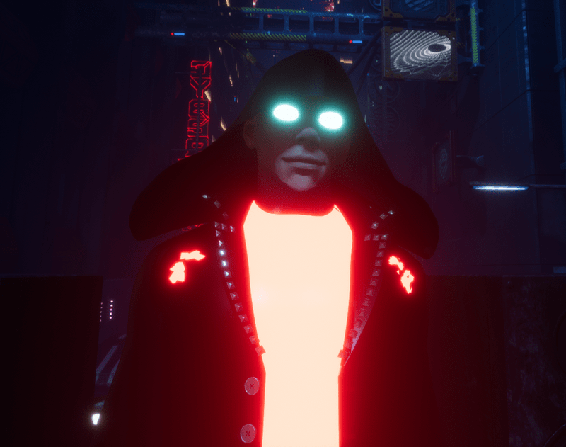 Male go-GLOW Blue Eyes