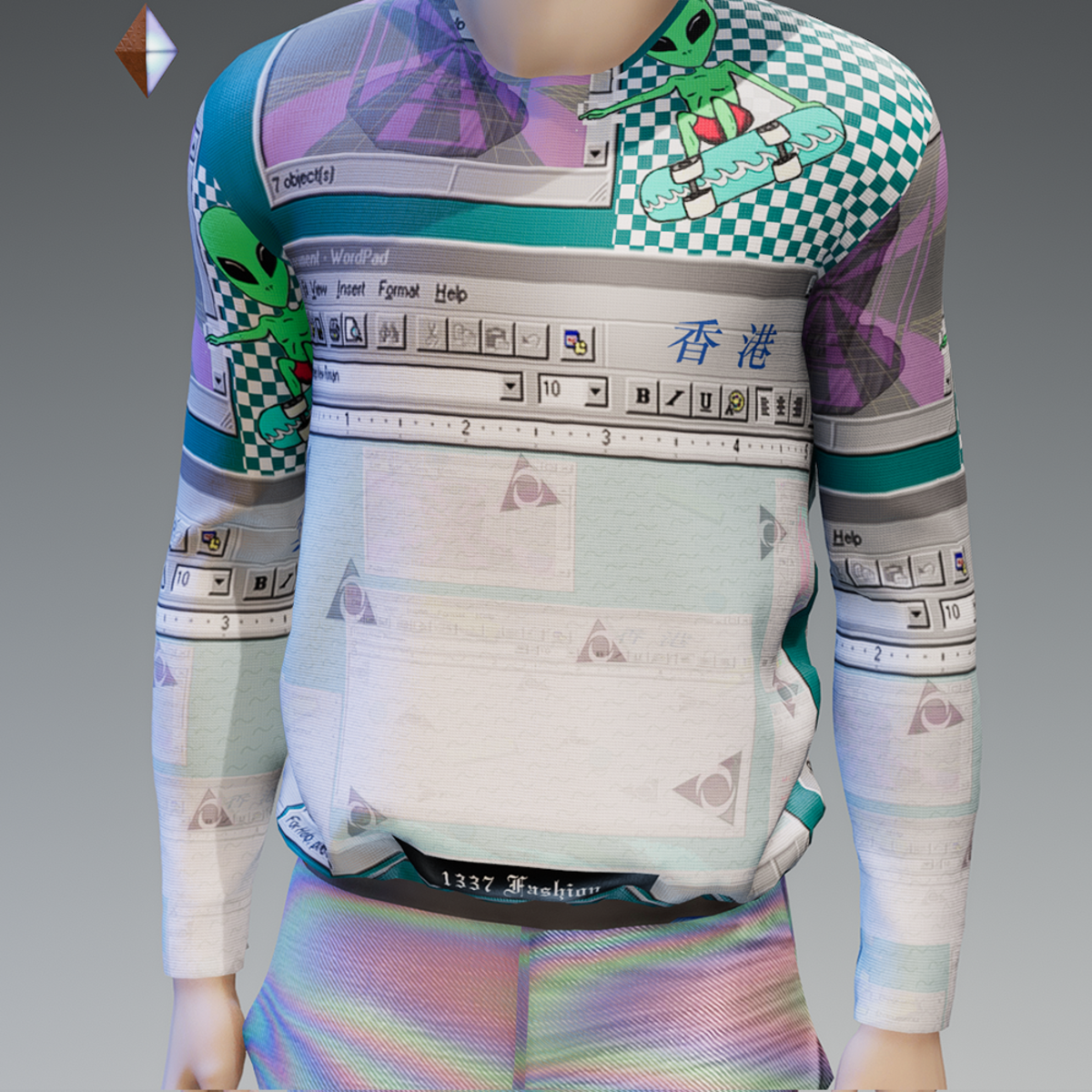 Unisex Vaporwave Sweatshirt