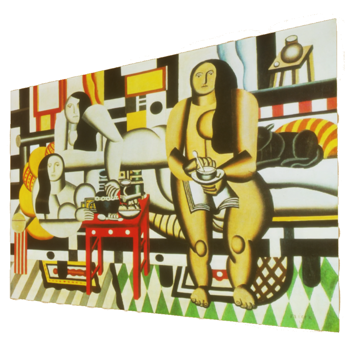 Le Grand Dejeuner - Painting, Art