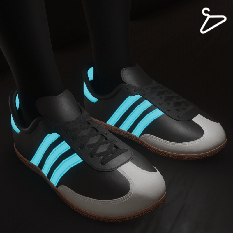 Sports Shoes - Cyan Blue Glow - Unisex