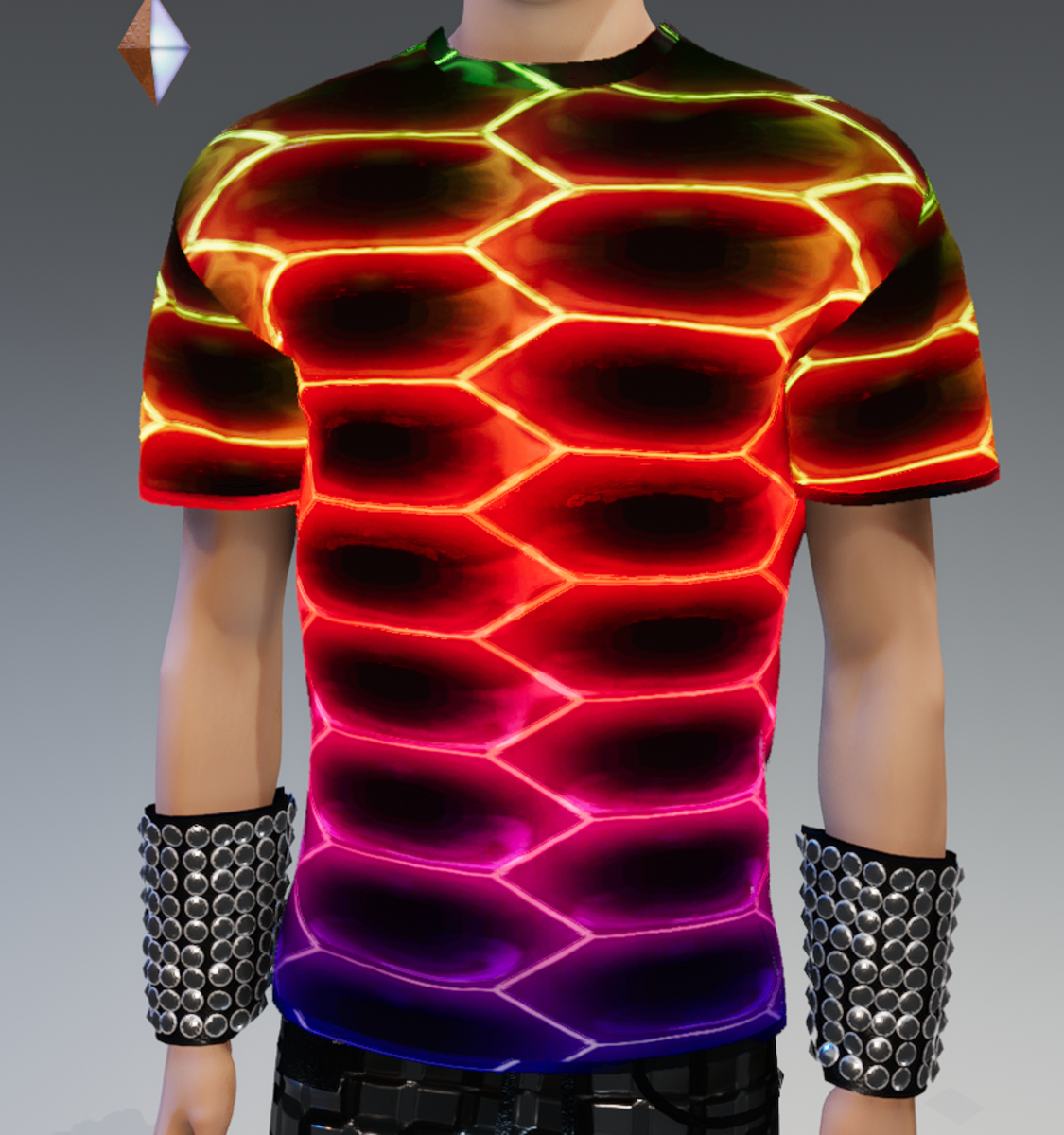 Male - BOB GLOW-Animated T-Shirt