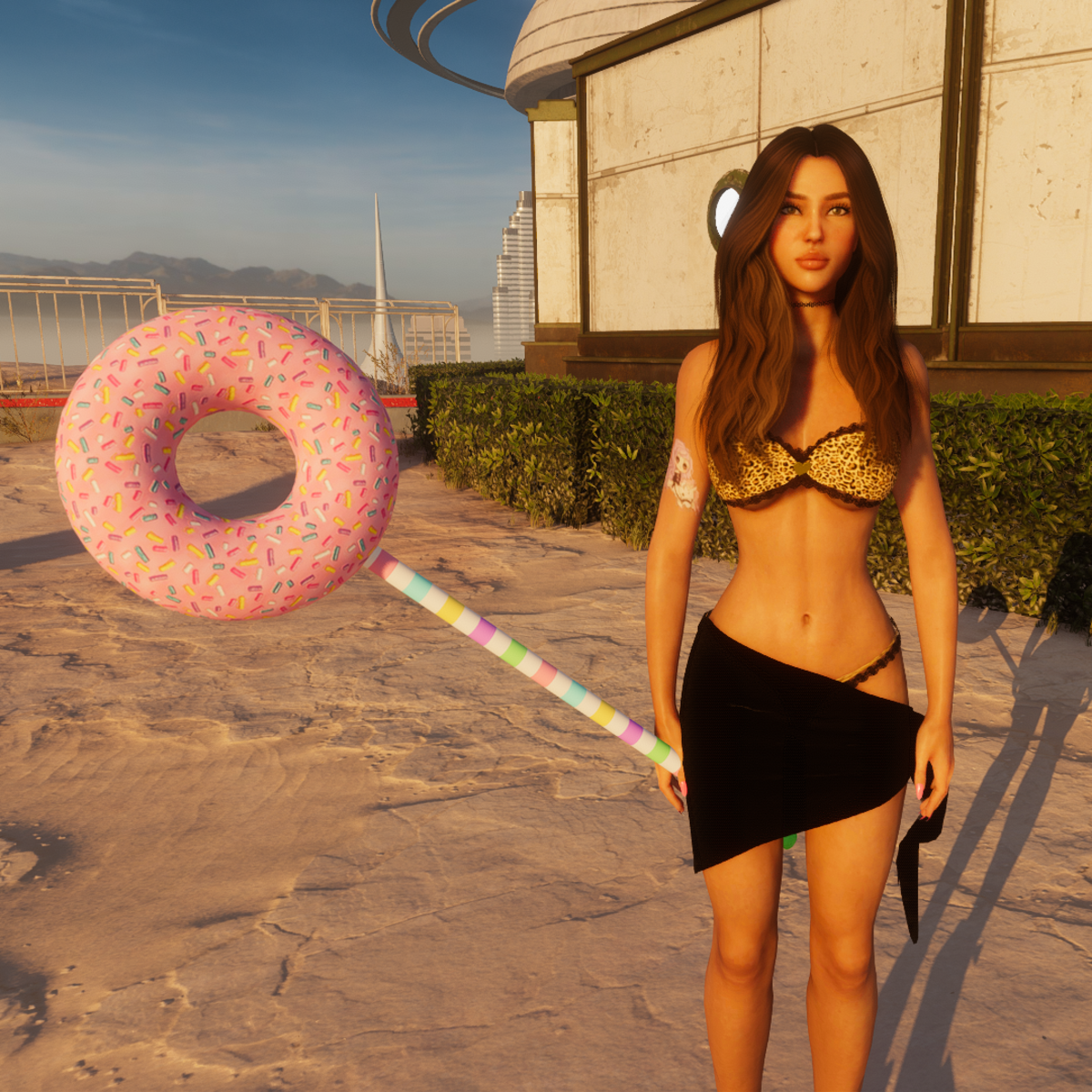 Donut Lollipop Staff