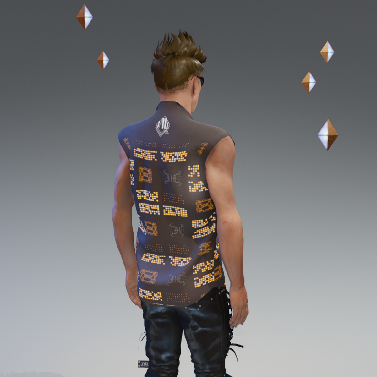 MIKAL SHIRT GRAY EMISSIVE