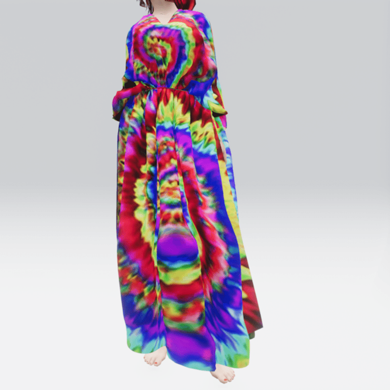 Poncho Dress Tie Dye (TM)