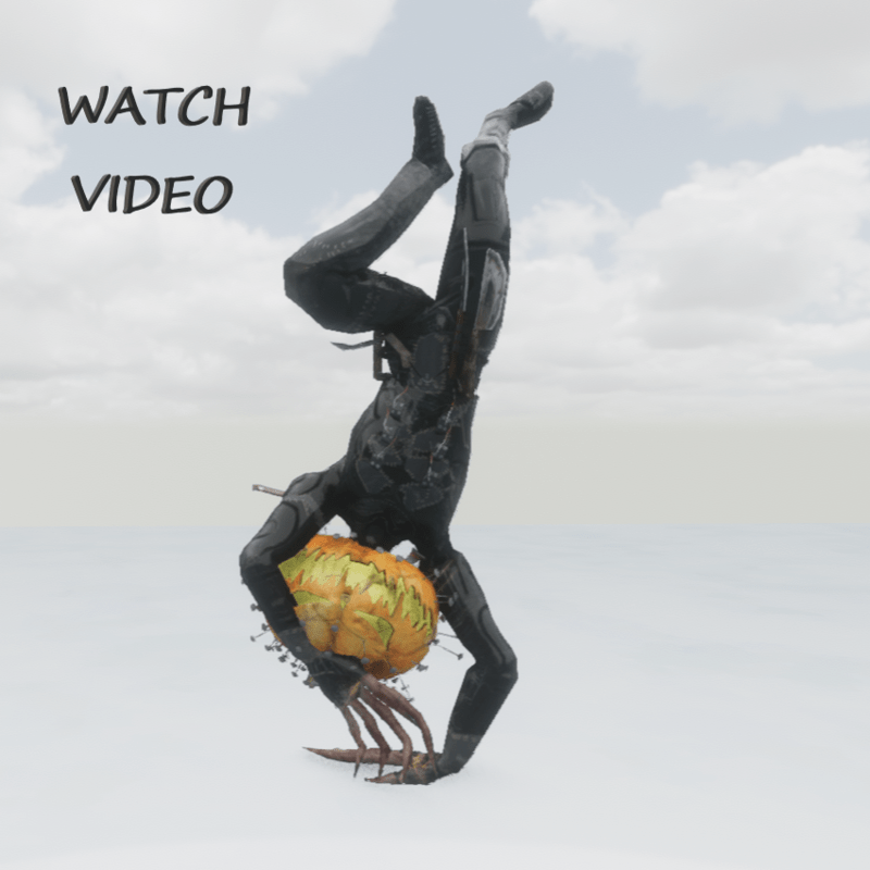 Breakdance pumpkin Monster