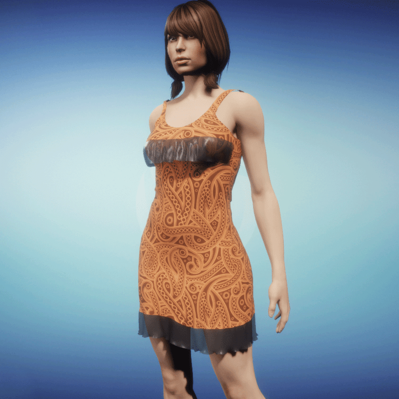 Summerdress Sina orange