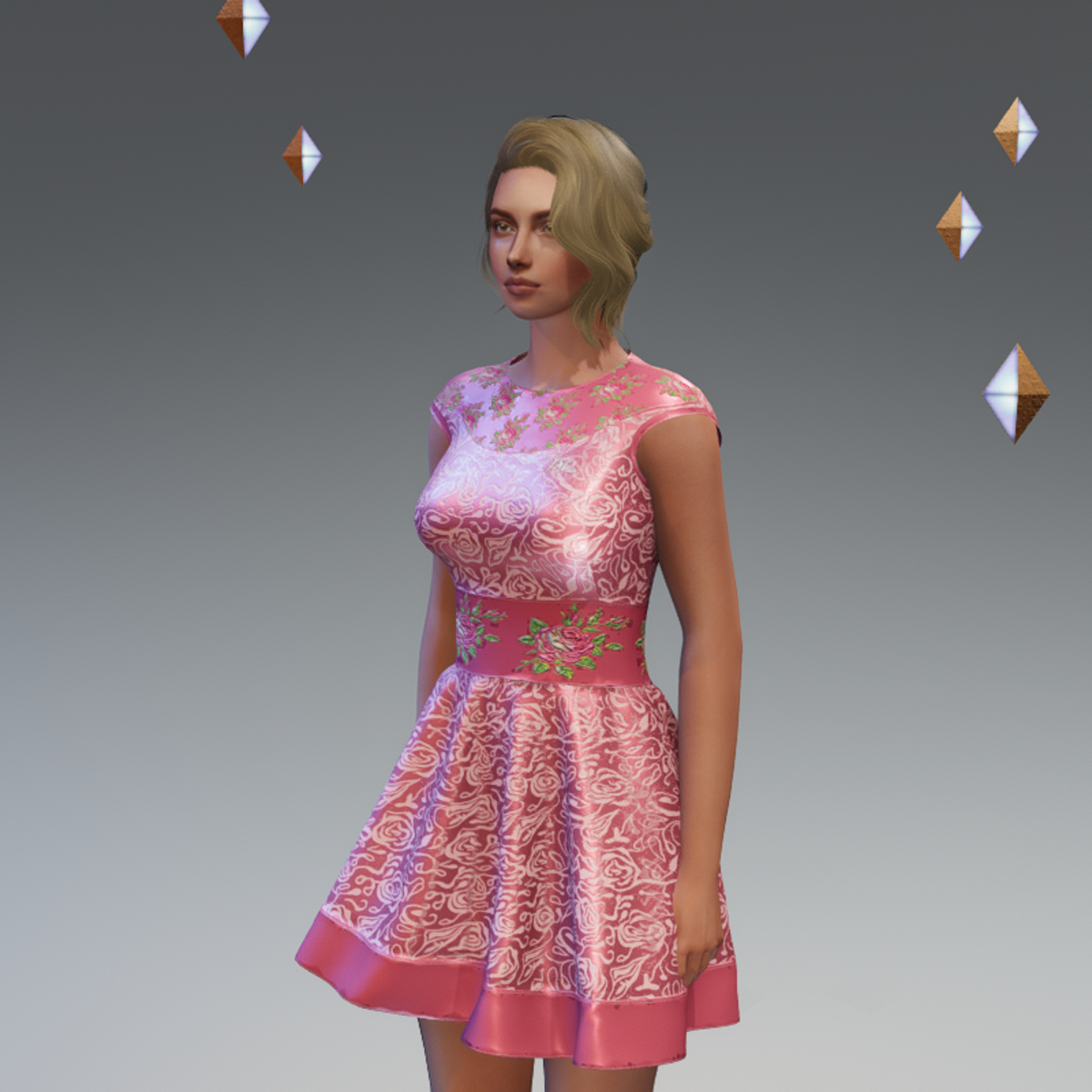 ROSE DRESS PINK