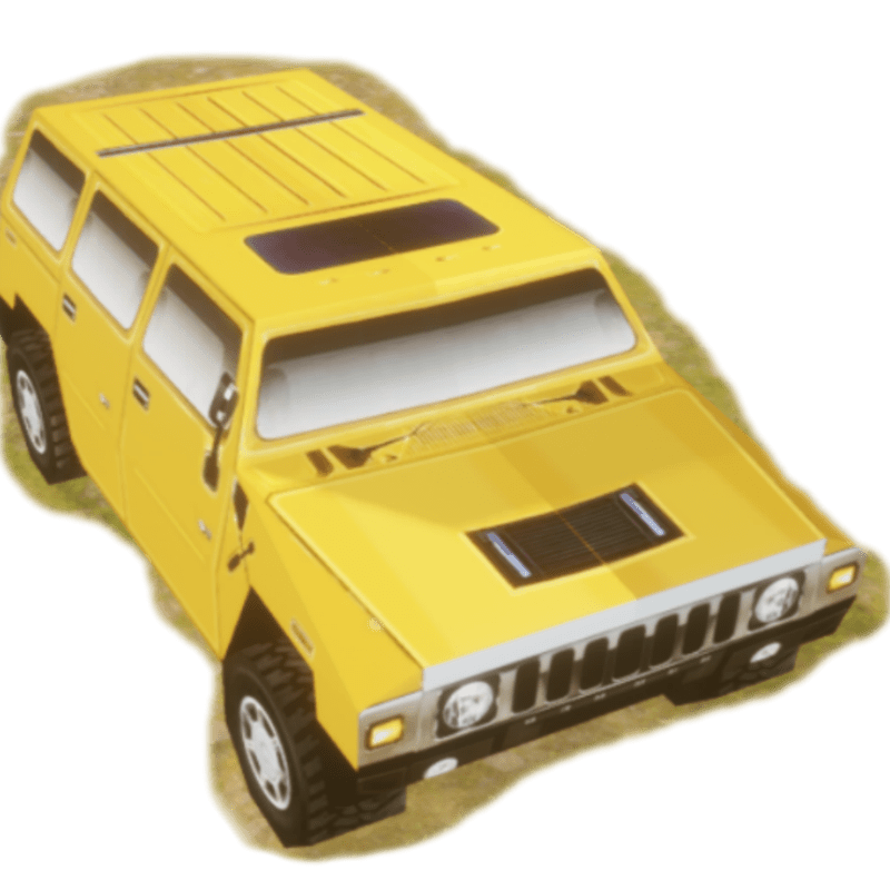 Hummer - Deko Car - Yellow