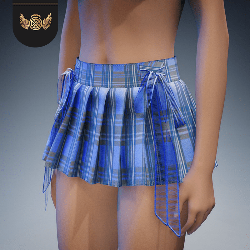 Miniskirt-Blue