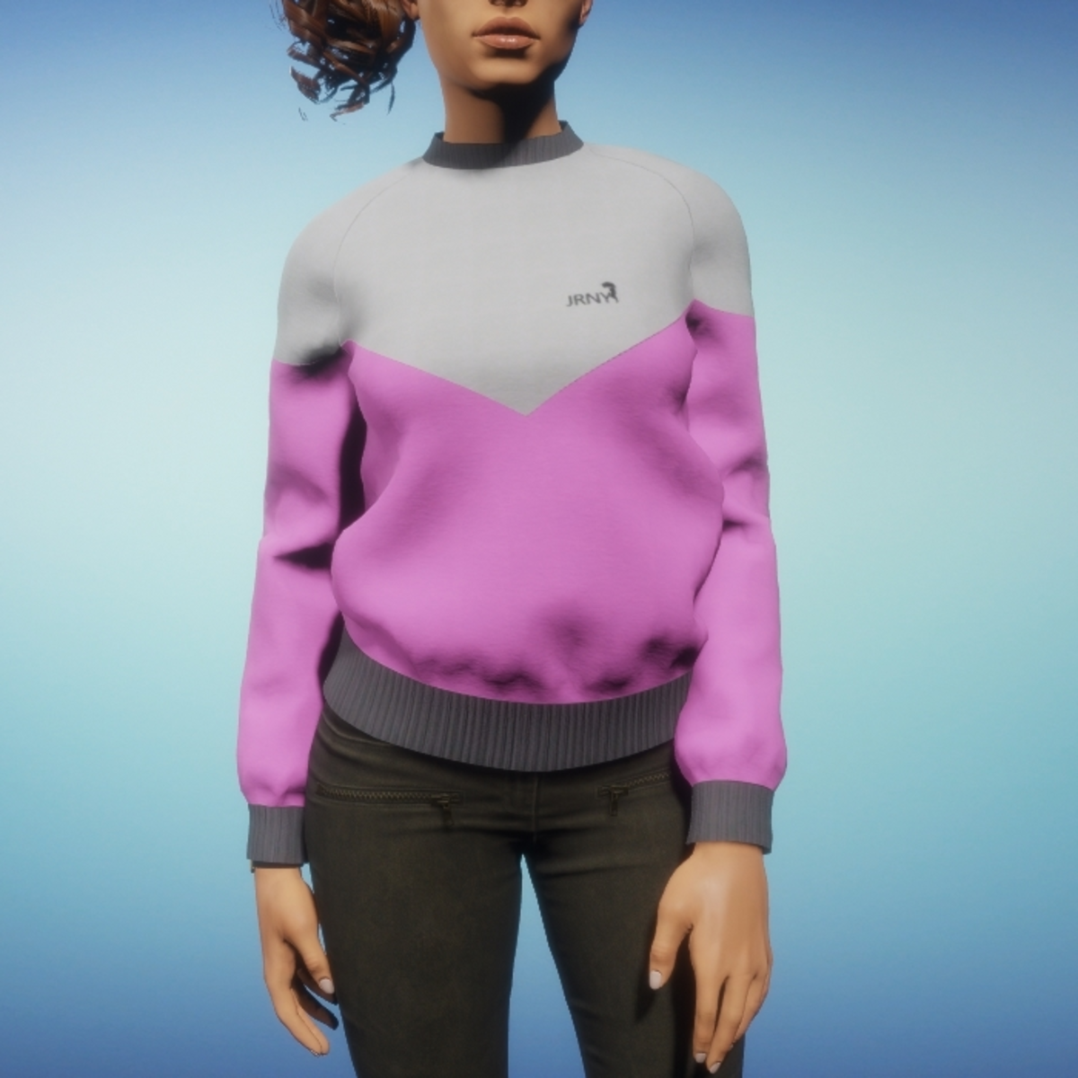 Scavenger Hunt Sweatshirt - Female Pink