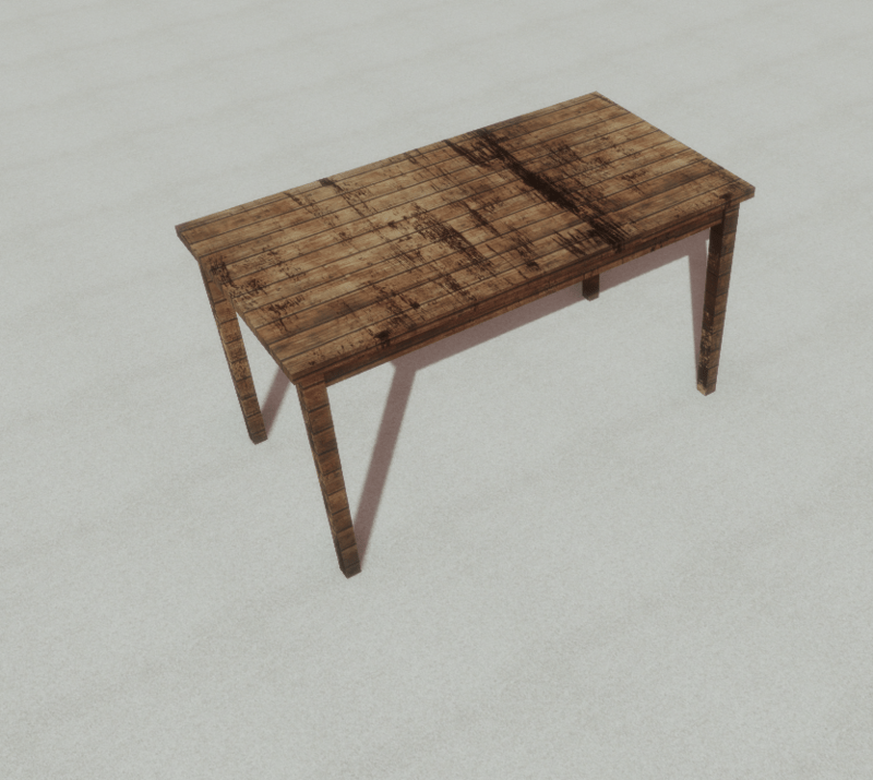 Furniture - wooden table