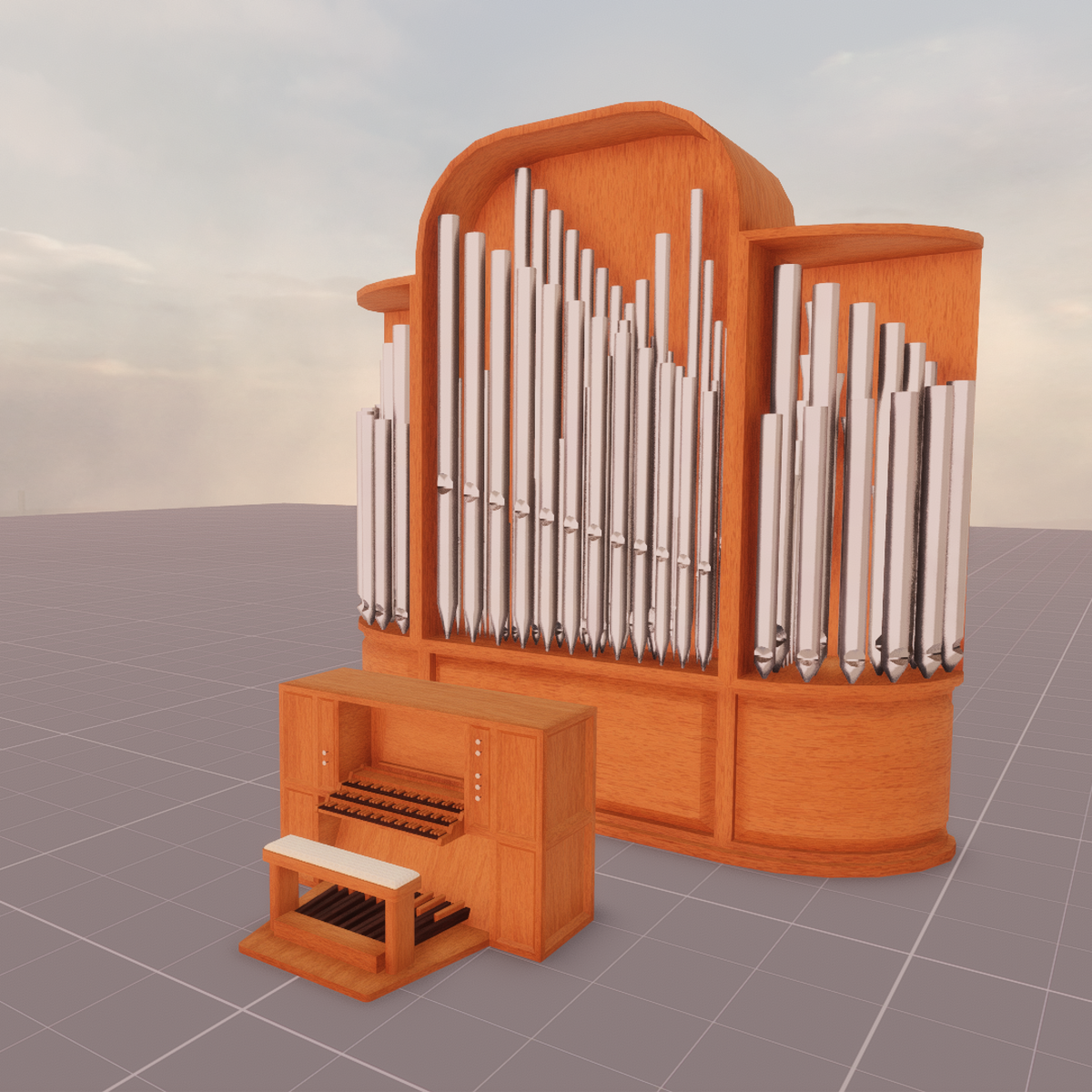 Pipe Organ Decoration