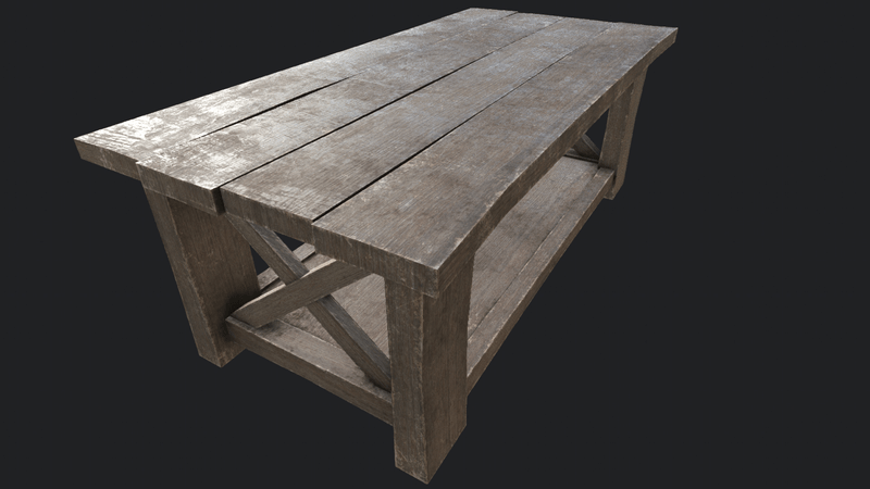 Wood Table 2 A