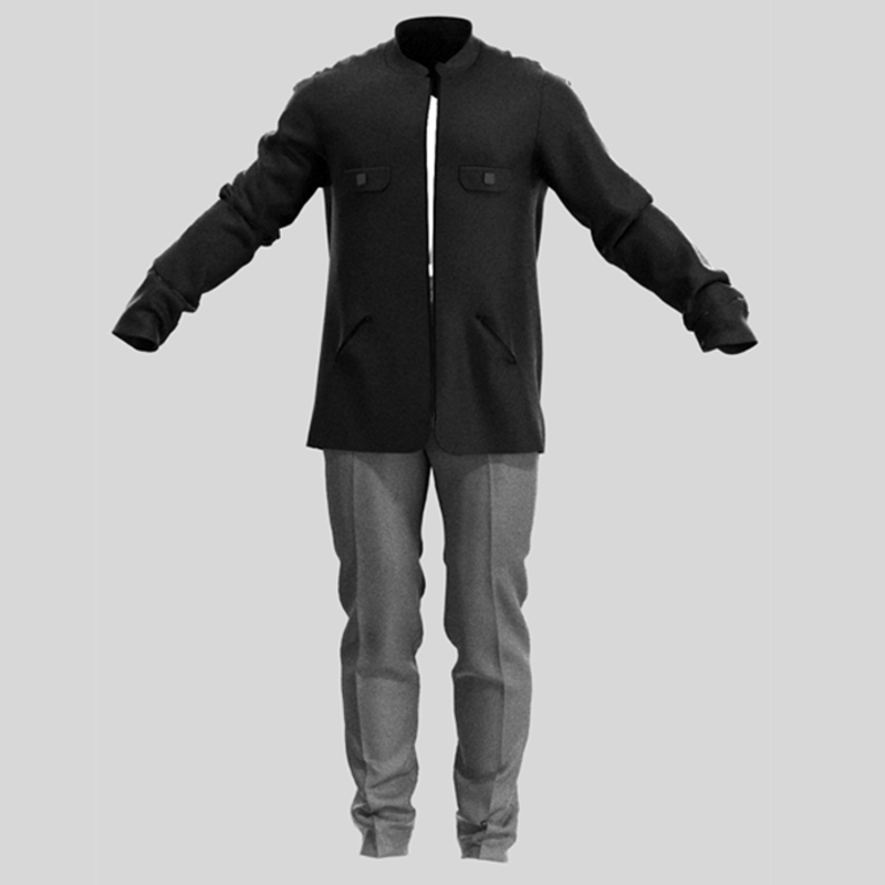 Male pants and jacket