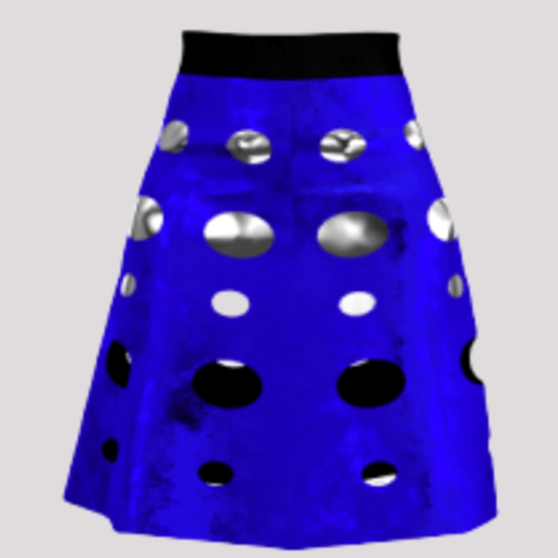Dalek Skirt (Blue)