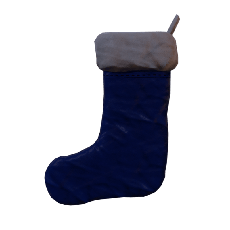 Chistmas sock blue