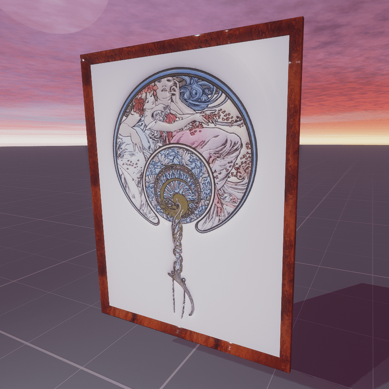 Fan Design Alphonse Mucha