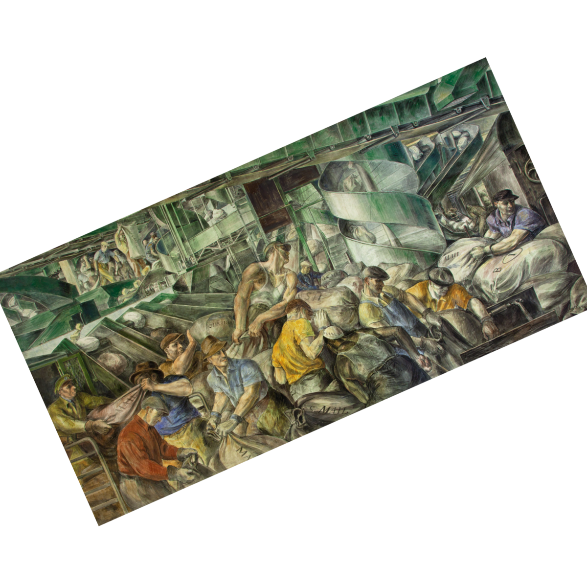 Reginald Marsh, Sorting the Mail