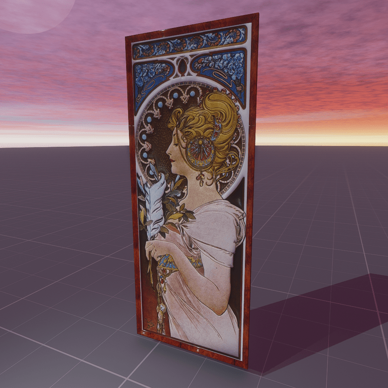 Feather Alphonse Mucha