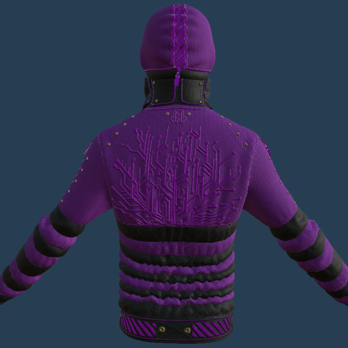 MAIKA JACKET COLORS VIOLET EMISSIVE