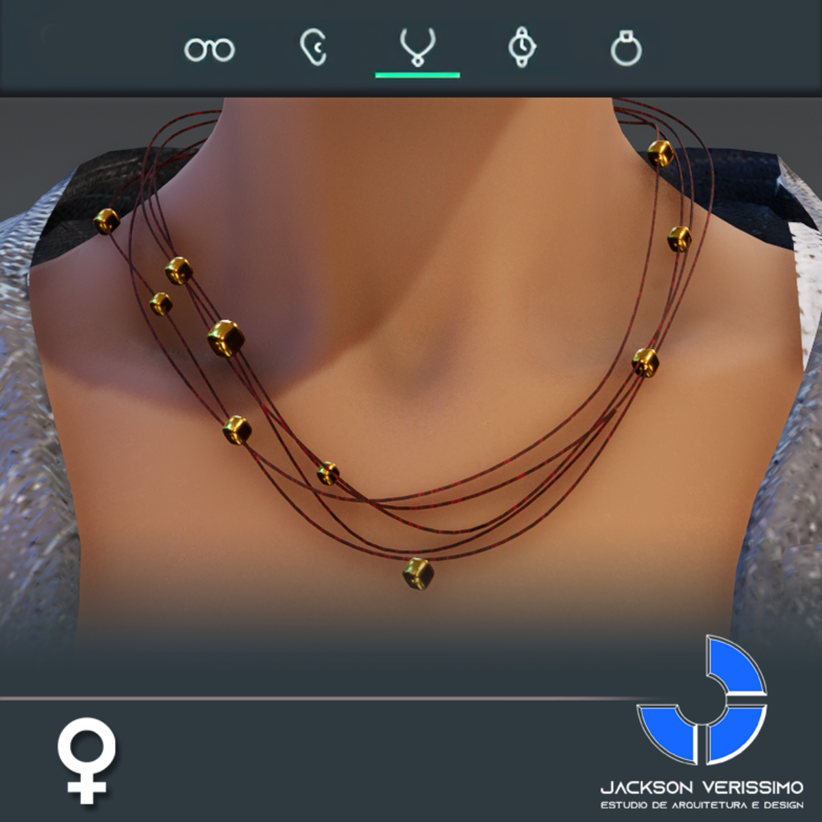 Necklace- Gold Two