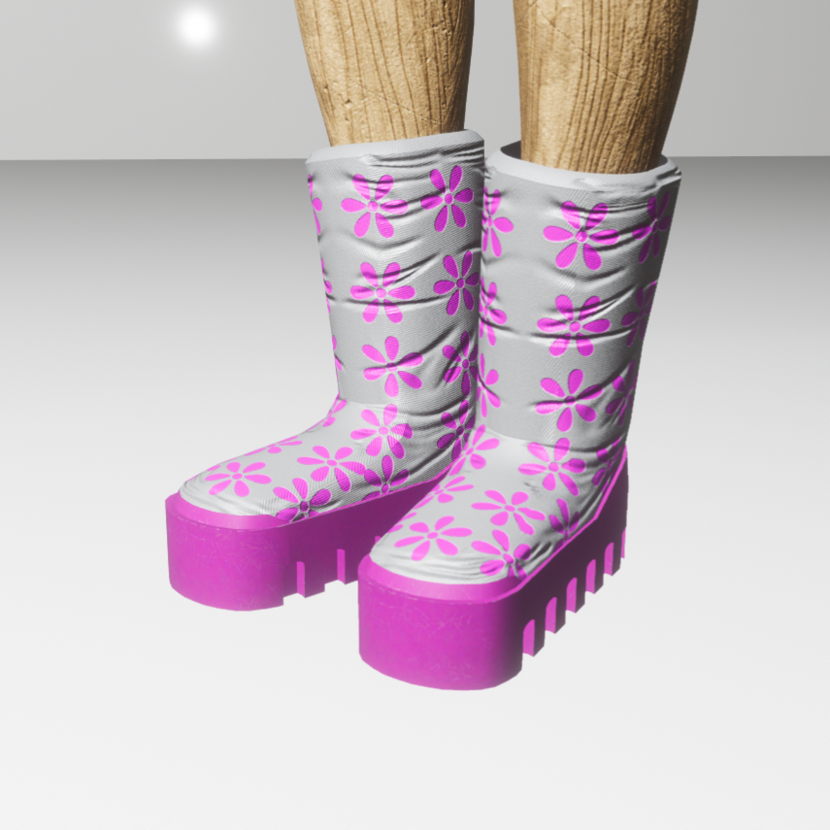 moonie pinkie boots