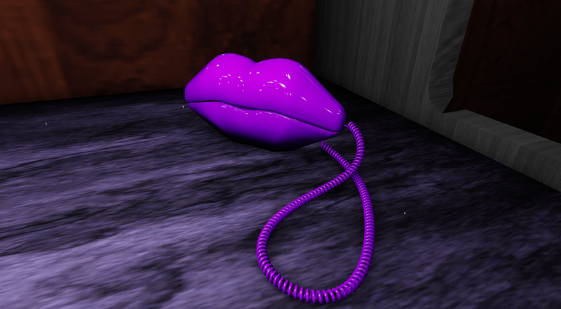 Purple Lips Phone