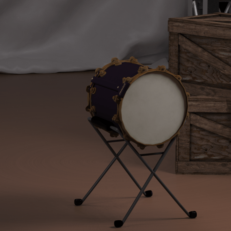Bass Drum On Stand