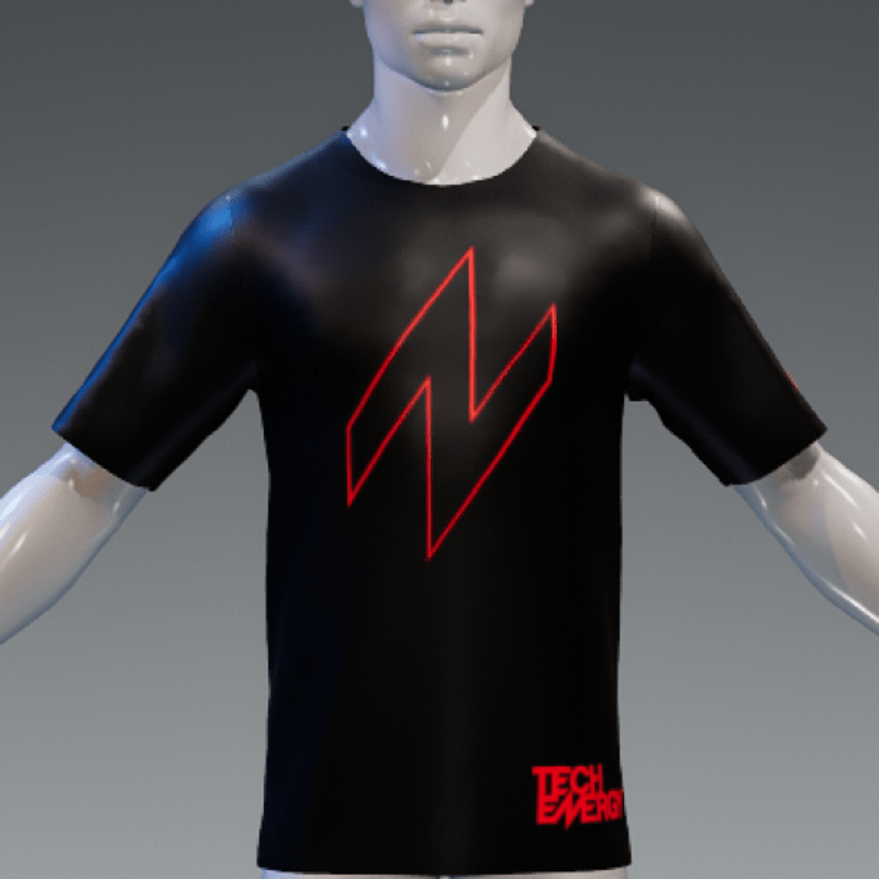 Unisex Tech Energy T-Shirt (Black)