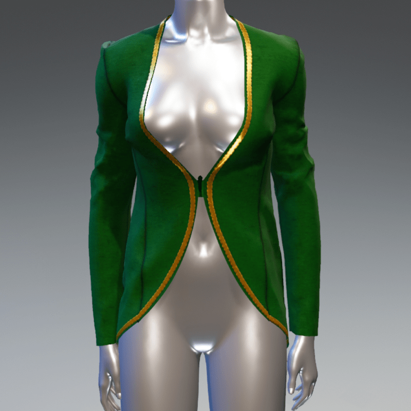 Elf blazer - green