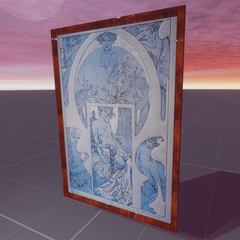 Figures Decoratives Alphonse Mucha Plate 26