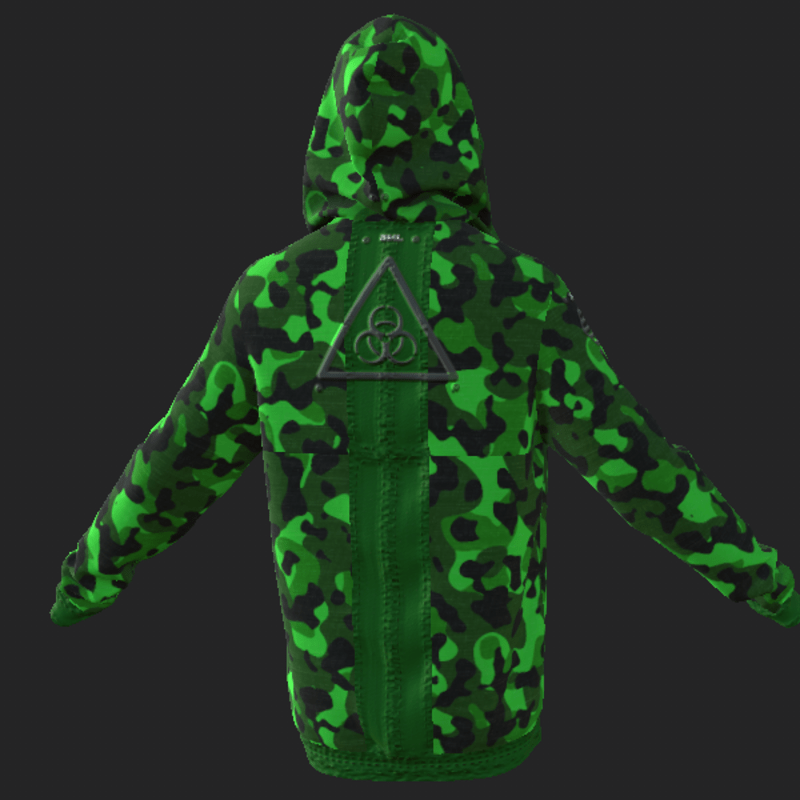 JACKET_ WITH HOOD CAMO E