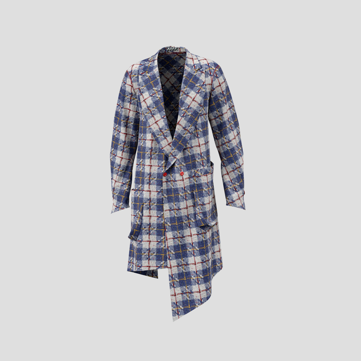 Trailblazer blue white checked