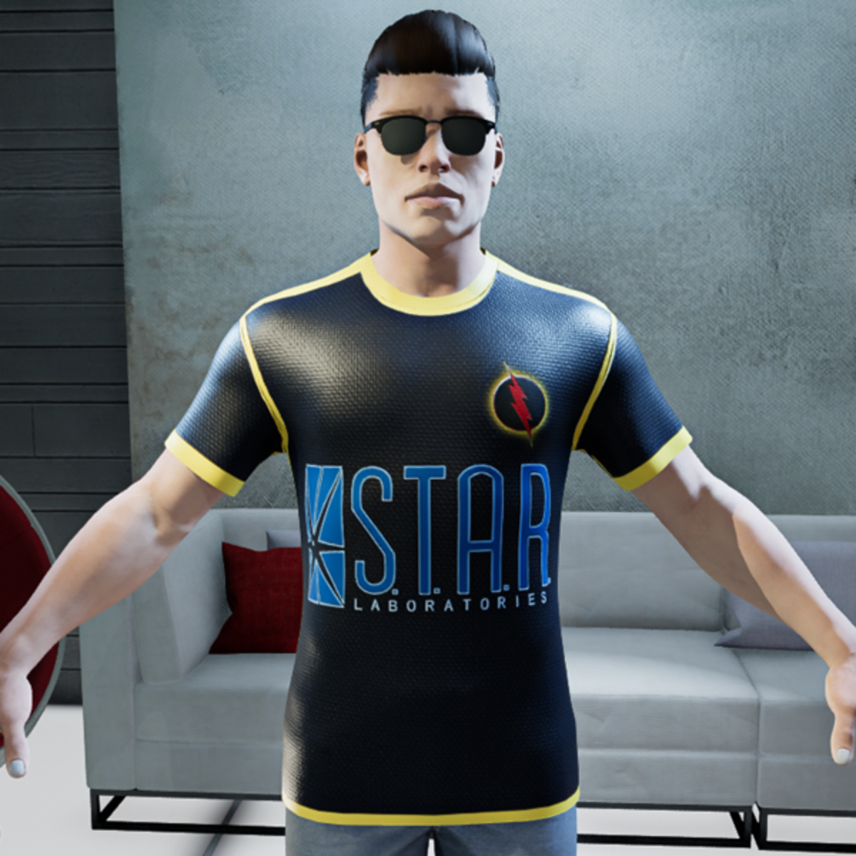 Star Labs Team Flash T- Shirt